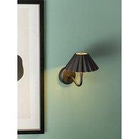 Valuelights Pair Of Avery Black Rechargeable Easy Fit Led Wall Light