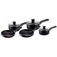 Tefal Essential Non-Induction 5Pc Set Of Pans Aluminium