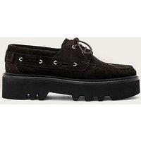 Allsaints Aastha Boat Shoe - Brown