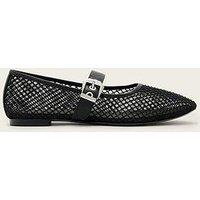 Allsaints Holly Mesh Shoe - Black