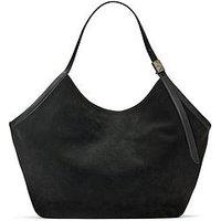 Kate Spade New York Deco Suede Xl Tulip Tote - Black