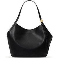 Kate Spade New York Deco Fine Grain Leather Tulip Tote - Black