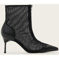 Allsaints Natasha Mesh Boot - Black