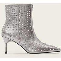 Allsaints Natasha Stud Boot - Silver