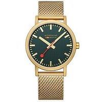 Mondaine Classic Ip Gold 40Mm Watch