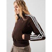 Adidas Originals Women'S Firebird Track Top Denim - Brown