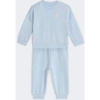 Adidas Originals Infant Unisex Loose Crew Jogger Set - Blue