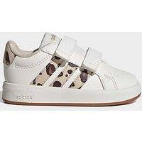 Adidas Sportswear Infant Girls Grand Court 3.0 Trainers - White/Leopard
