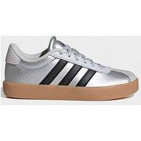 Adidas Originals Kids Vl Court Trainers - Silver
