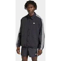 Adidas Originals Men'S 3-Stripes Coach Jacket - Black