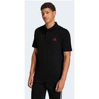 Adidas Sportswear Men'S Adidas Men Small Logo Pique Polo Shirt - Black
