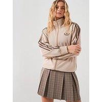 Adidas Originals Women'S Firebird Tracksuit Top Loose - Beige