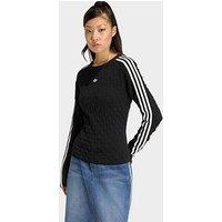 Adidas Originals Womens Slim Long Sleeve T-Shirt - Black
