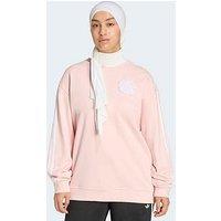 Adidas Originals Womens Branded Crew Top - Pink