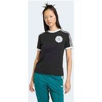 Adidas Originals Womens Branded Short Sleeve Tee - Black