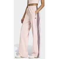 Adidas Originals Womens Firebird Loose Fit Tracksuit Pants - Sandy Pink/Maroon