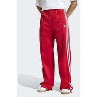 Adidas Originals Womens Firebird Loose Fit Tracksuit Pants - Red