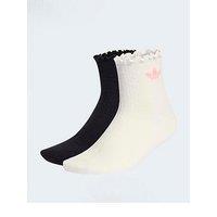 Adidas Originals Womens Liberty 1/4 Socks 2 Pack - Multi