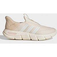 Adidas Sportswear Womens Cloudfoam Flex Lounge Rapidfit Slip-On Trainers - White