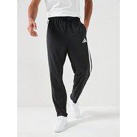Adidas Sportswear Men'S Essentials Three Stripes Stanford Pants Open Hem - Black