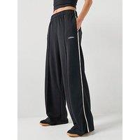 Adidas Sportswear Women'S Seasonal Essentials Colorpop Pants With Embroidered Graphic - Black