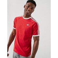 Adidas Originals Men'S 3-Stripes T-Shirt - Red