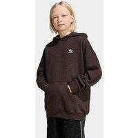 Adidas Originals Junior Unisex Loose Fleece Hoodie Kids - Brown