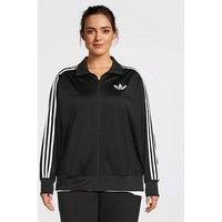 Adidas Originals Women'S Plus Size Firebird Track Top Loose - Black