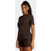 Adidas Sportswear Womens Essentials Leopard Print T-Shirt - Brown