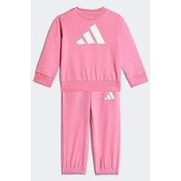 Adidas Sportswear Infant Unisex Essentials Jogger Set - Pink