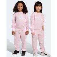 Adidas Sportswear Kids Unisex Essentials Jogger Set - Pink