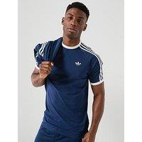 Adidas Originals Men'S 3-Stripes T-Shirt - Blue