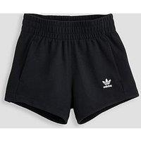 Adidas Originals Junior Girl'S Loose High Waist Waffle Shorts - Black