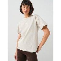 Adidas Sportswear Women'S Essentials Small Logo Cotton T-Shirt - Beige