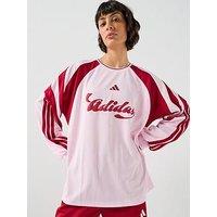 Adidas Sportswear Women'S House Of Tiro Long Sleeve Jersey - Pink
