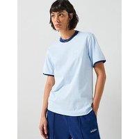 Adidas Sportswear Women'S Seasonal Essentials Colorpop T-Shirt With Embroidered Graphic - Blue