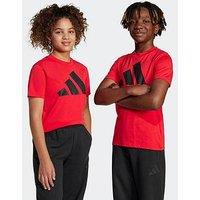 Adidas Sportswear Junior Unisex Essentials T-Shirt - Red