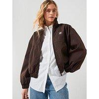 Adidas Originals Women'S Essentials Woven Windbreaker - Brown