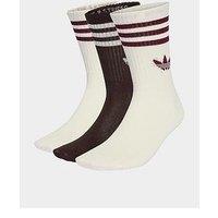 Adidas Originals Unisex Crew Socks 3 Pack - White