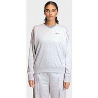 Adidas Sportswear Women'S Seasonal Essentials Colourpop Sweatshirt With Embroidered Graphic - Grey