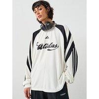 Adidas Sportswear Women'S House Of Tiro Long Sleeve Jersey - White