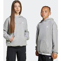 Adidas Originals Junior Unisex Loose Fleece Hoodie Kids - Grey