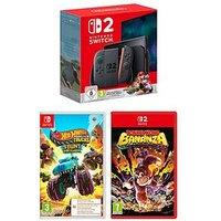 Nintendo Switch 2 + Mario Kart World + Donkey Kong Bananza + Hot Wheels Monster Truck