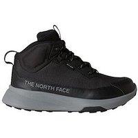 The North Face Junior Unisex Fastpack Ii Waterproof Mid Walking Boots - Black