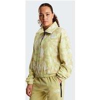 The North Face Womens Mountain Athletics 1/2 Zip Fleece - Lemon Mist