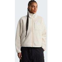 The North Face Womens Yumiori Off Peak Full Zip Fleece - White Dune