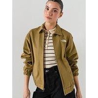 The North Face Womens Twill Collared Jacket - Brown