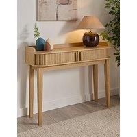 The Very Collection Louvre Console Table - Oak