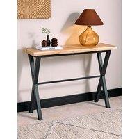The Very Collection Mathers Console Table - Oak/Black