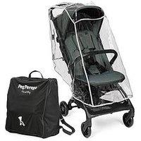Peg Perego Volo Stroller With Raincover & Travel Bag - Metal